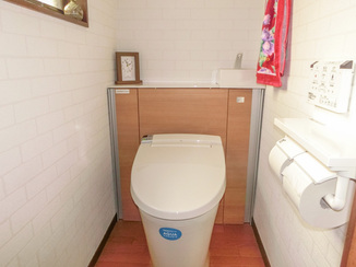 トイレリフォーム 家族もお客様も使いやすい段差なしのトイレ空間